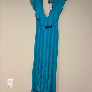 Groovy Teal Jumpsuit